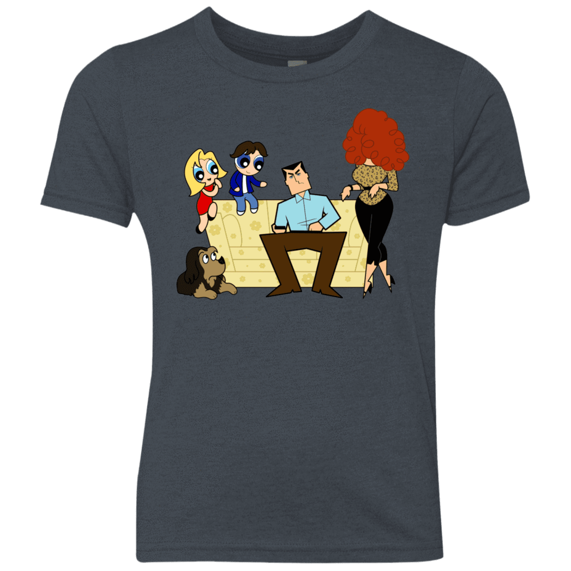 T-Shirts Vintage Navy / YXS Married with Puffs Youth Triblend T-Shirt