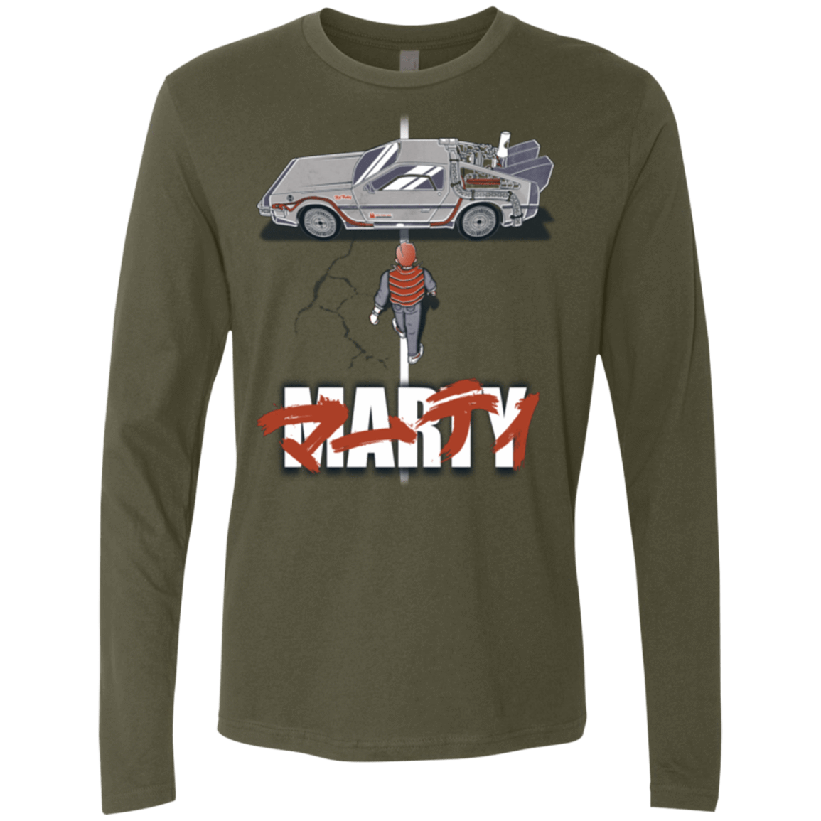 T-Shirts Military Green / Small Marty 2015 Men's Premium Long Sleeve