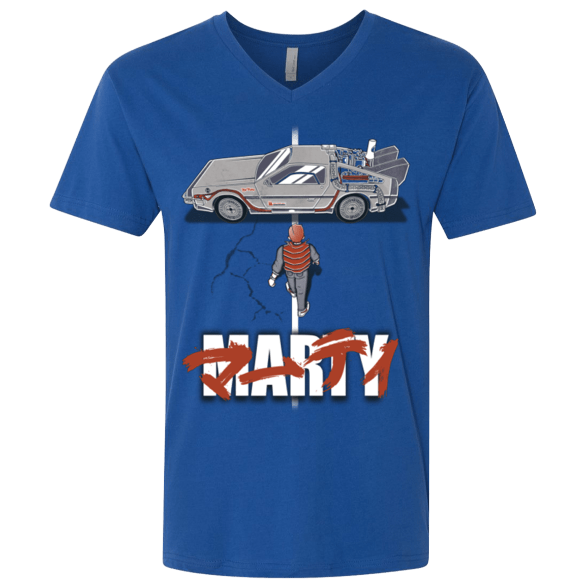 T-Shirts Royal / X-Small Marty 2015 Men's Premium V-Neck