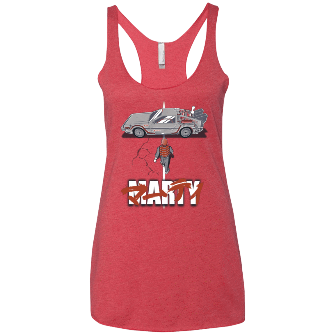 T-Shirts Vintage Red / X-Small Marty 2015 Women's Triblend Racerback Tank