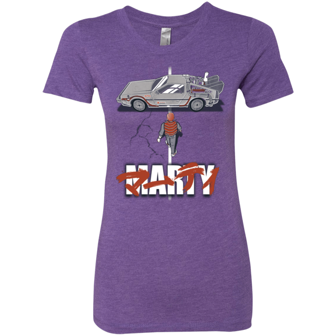 T-Shirts Purple Rush / Small Marty 2015 Women's Triblend T-Shirt