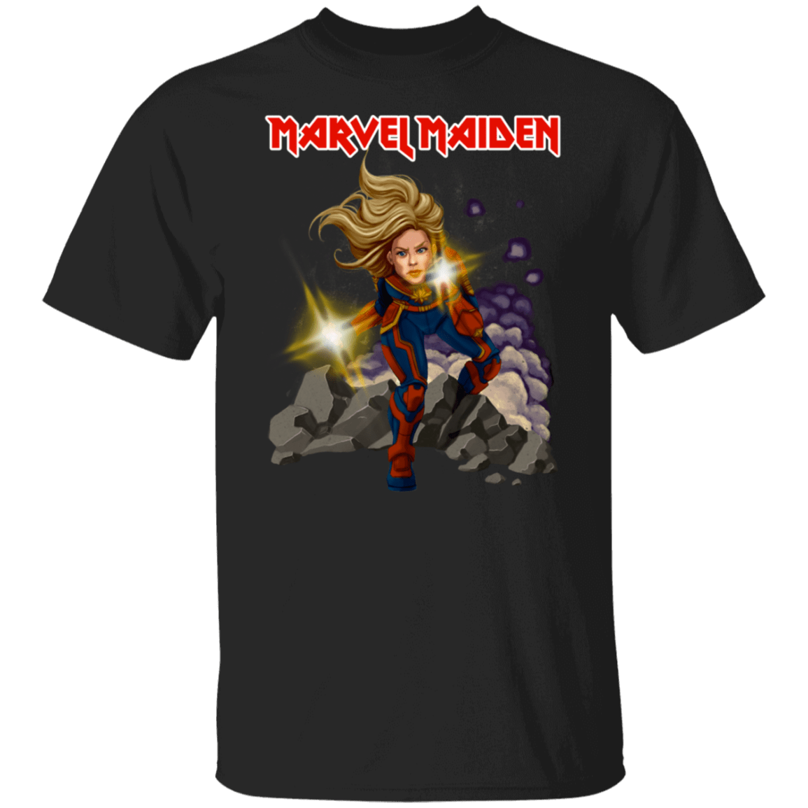 T-Shirts Black / S Marvel Maiden T-Shirt