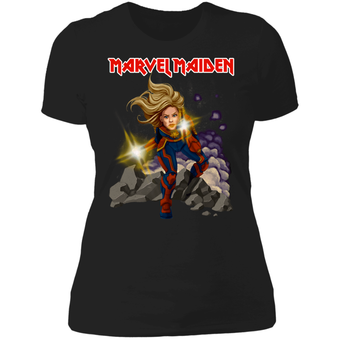 T-Shirts Black / X-Small Marvel Maiden Women's Premium T-Shirt