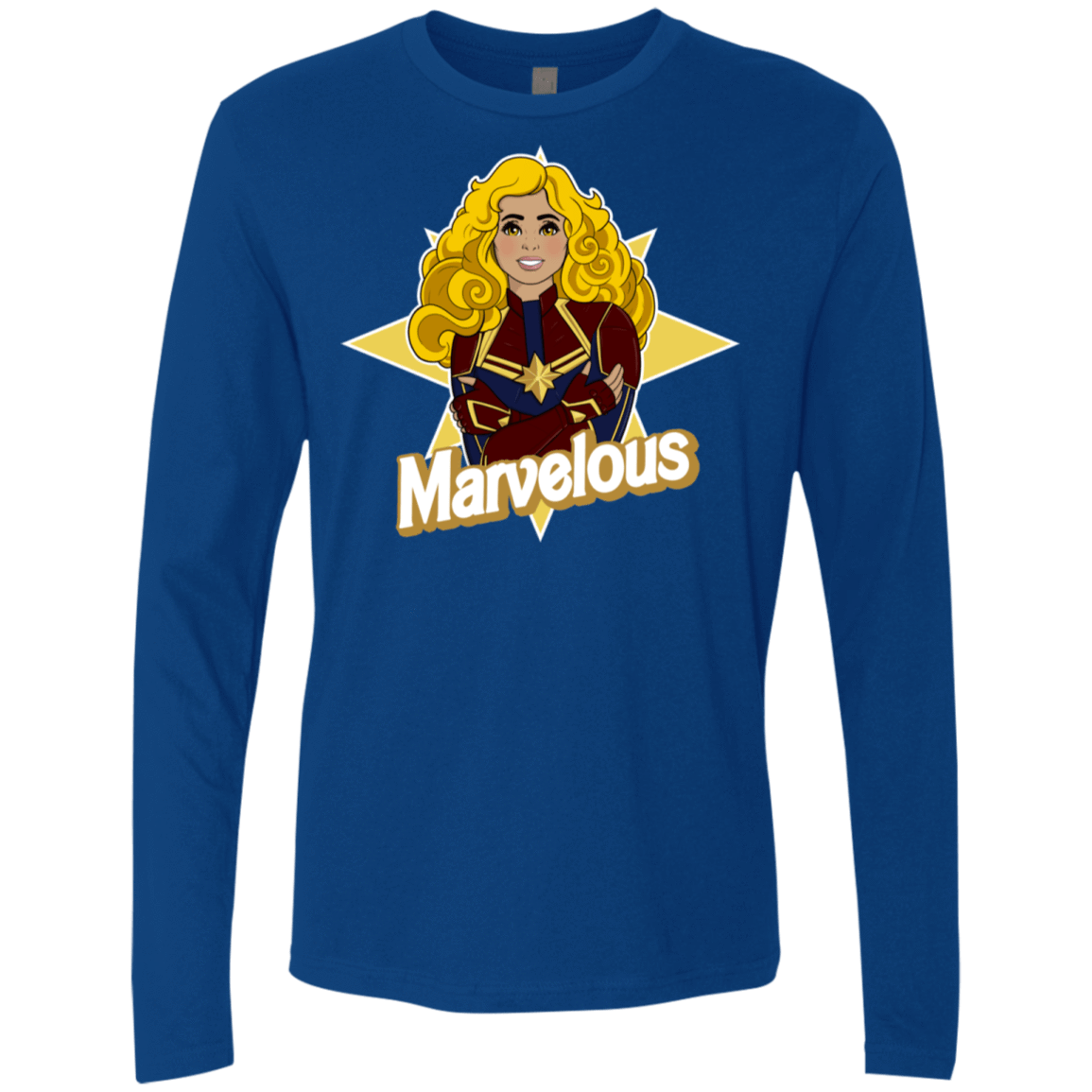 T-Shirts Royal / S Marvelous Men's Premium Long Sleeve