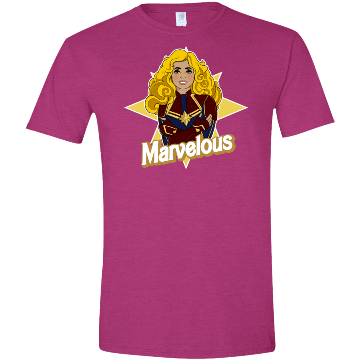 T-Shirts Antique Heliconia / S Marvelous Men's Semi-Fitted Softstyle