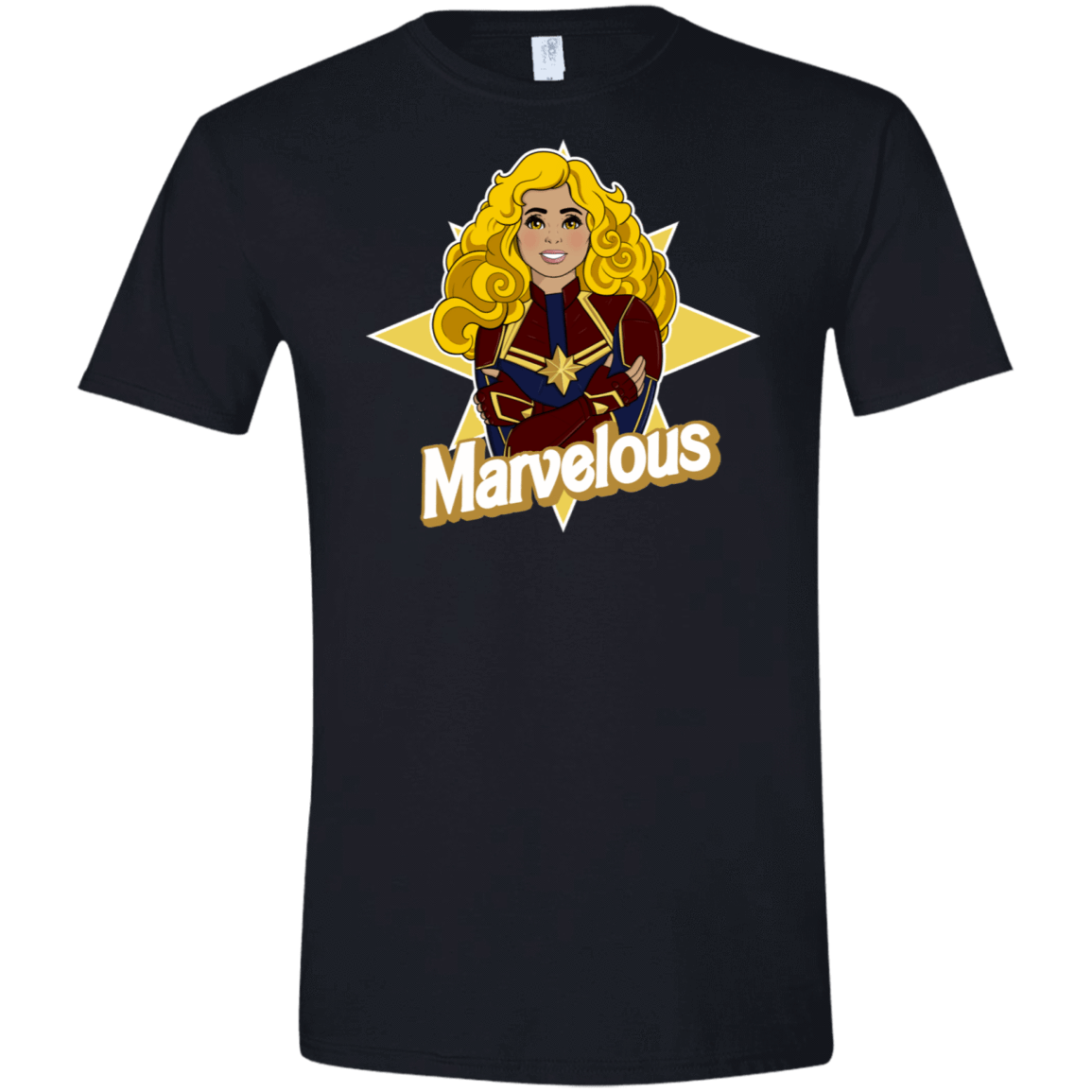 T-Shirts Black / X-Small Marvelous Men's Semi-Fitted Softstyle