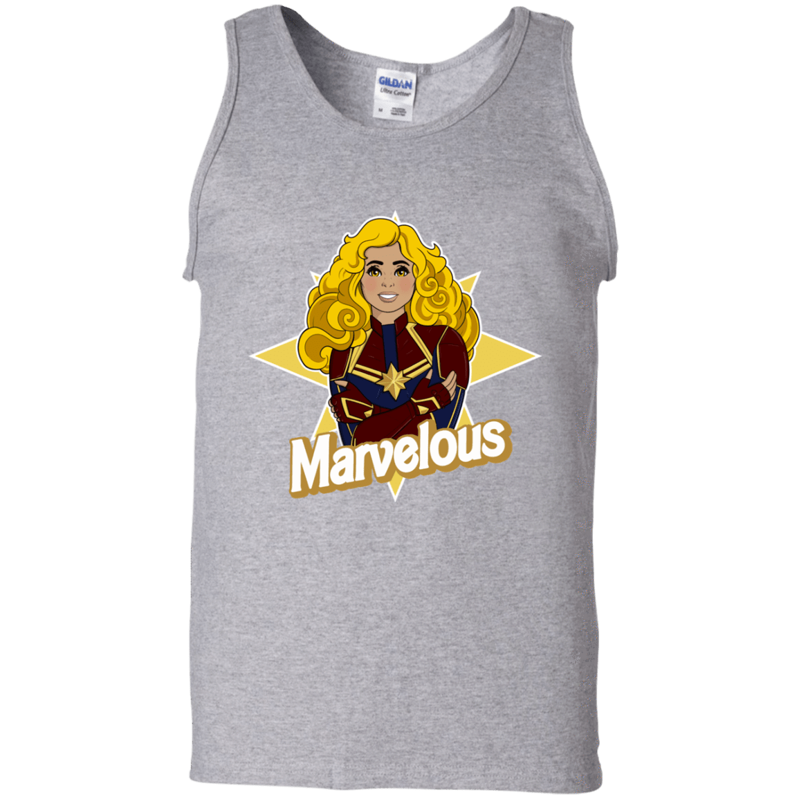 T-Shirts Sport Grey / S Marvelous Men's Tank Top