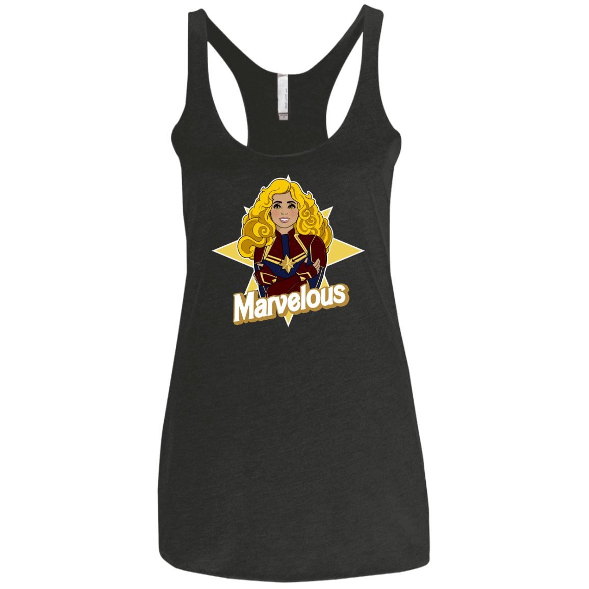 T-Shirts Vintage Black / X-Small Marvelous Women's Triblend Racerback Tank