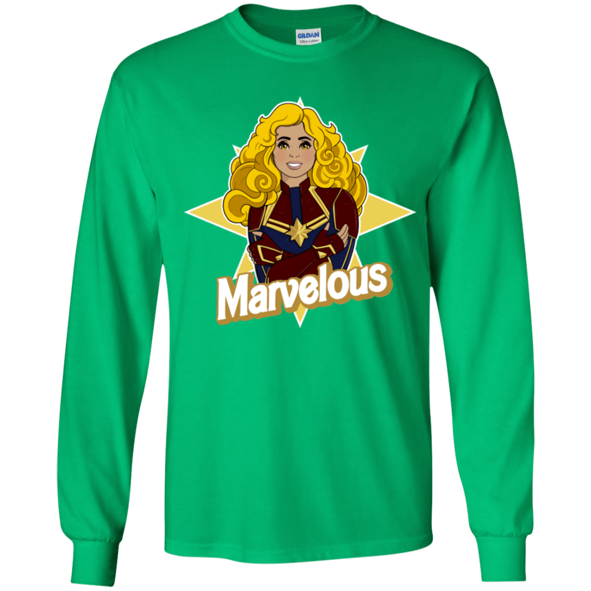 T-Shirts Irish Green / YS Marvelous Youth Long Sleeve T-Shirt