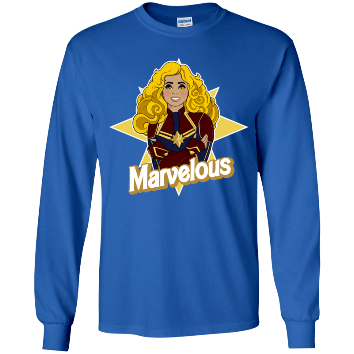 T-Shirts Royal / YS Marvelous Youth Long Sleeve T-Shirt