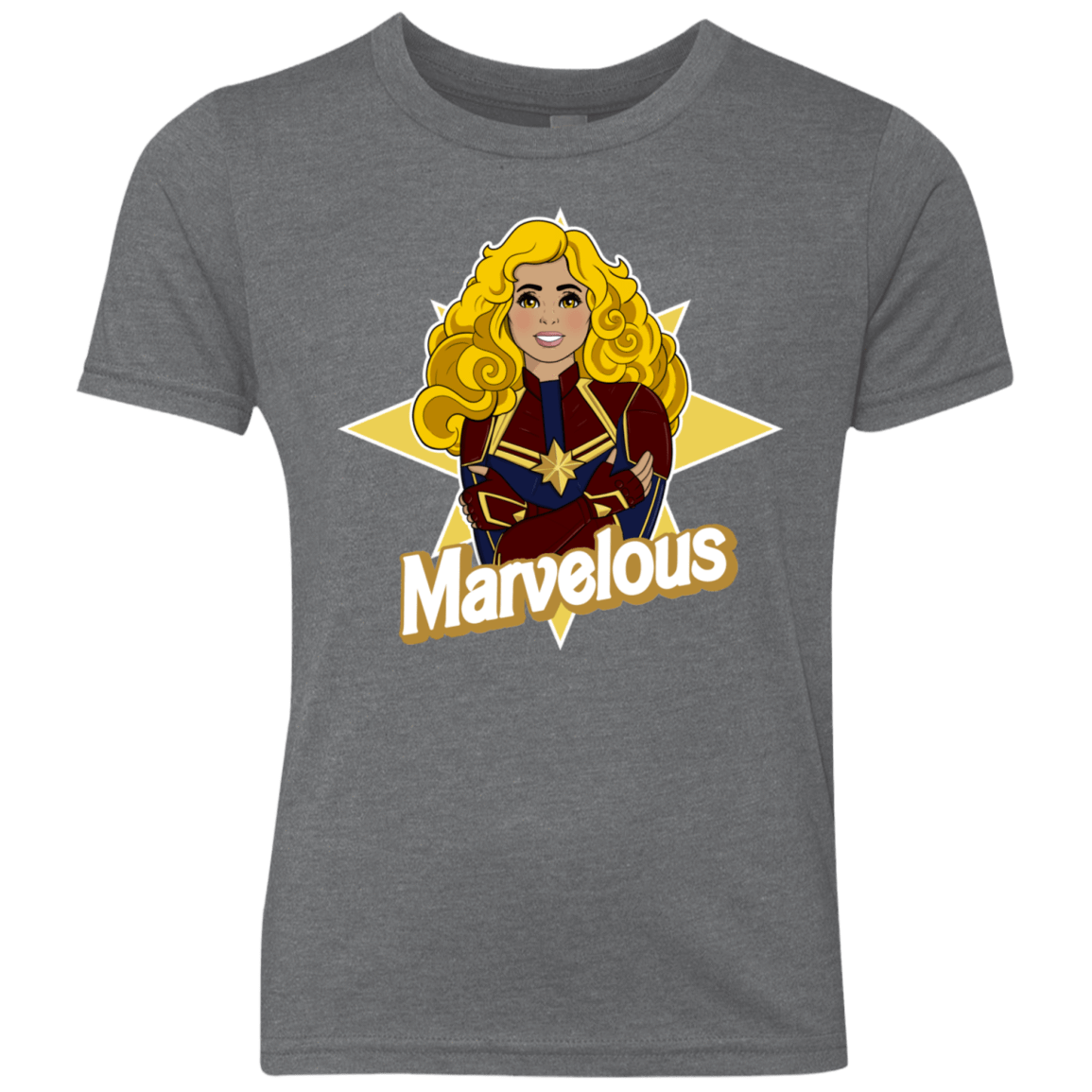 T-Shirts Premium Heather / YXS Marvelous Youth Triblend T-Shirt