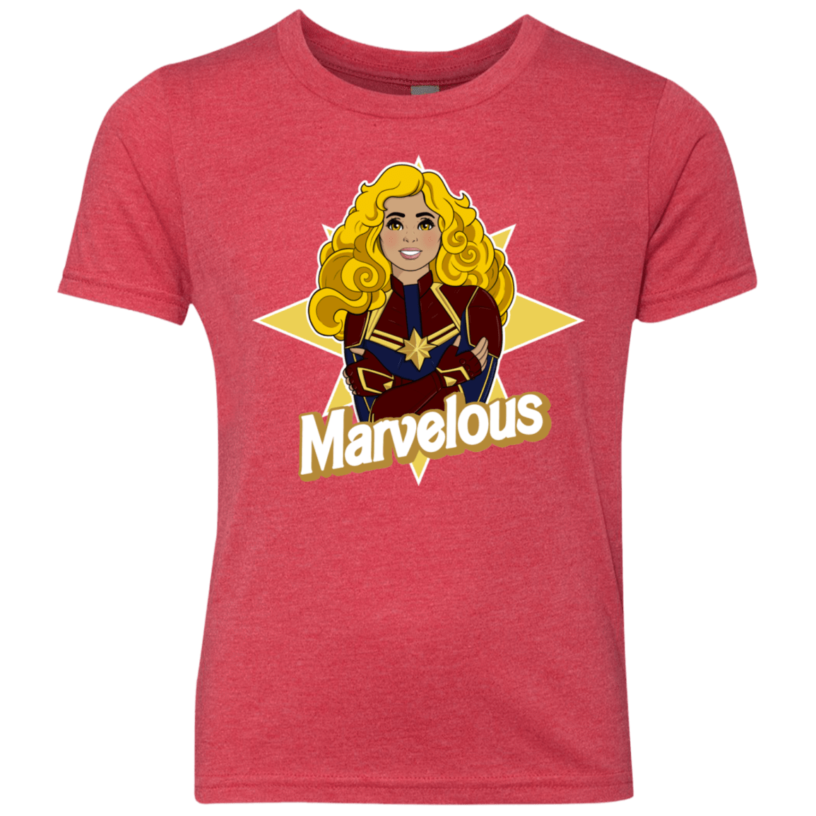 T-Shirts Vintage Red / YXS Marvelous Youth Triblend T-Shirt