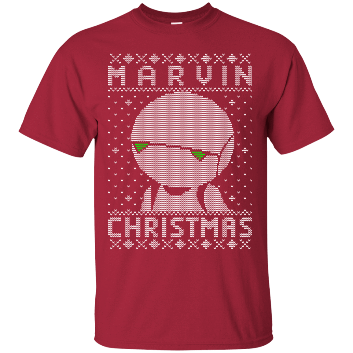 T-Shirts Cardinal / Small Marvin Christmas T-Shirt