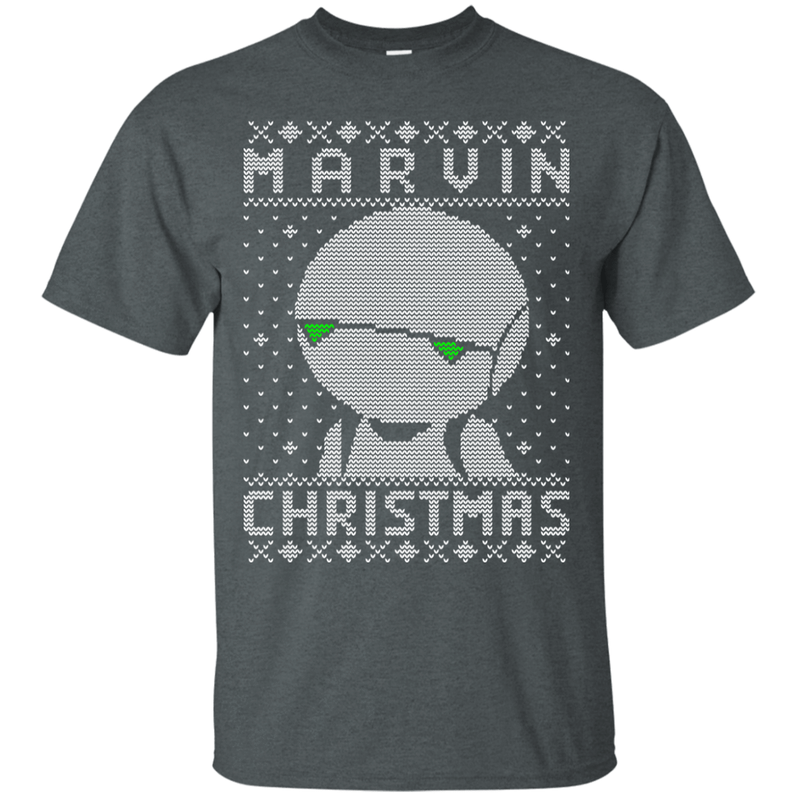 T-Shirts Dark Heather / Small Marvin Christmas T-Shirt