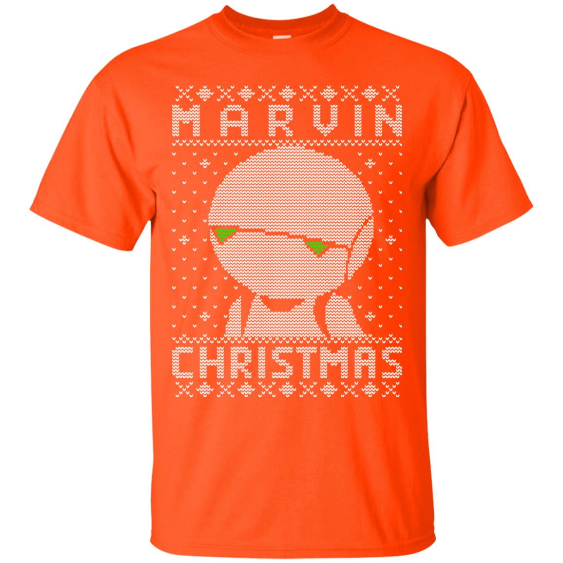 T-Shirts Orange / Small Marvin Christmas T-Shirt