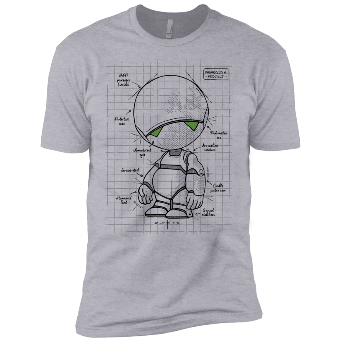 T-Shirts Heather Grey / YXS Marvin's Plan Boys Premium T-Shirt