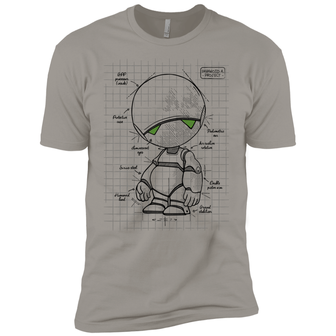 T-Shirts Light Grey / YXS Marvin's Plan Boys Premium T-Shirt