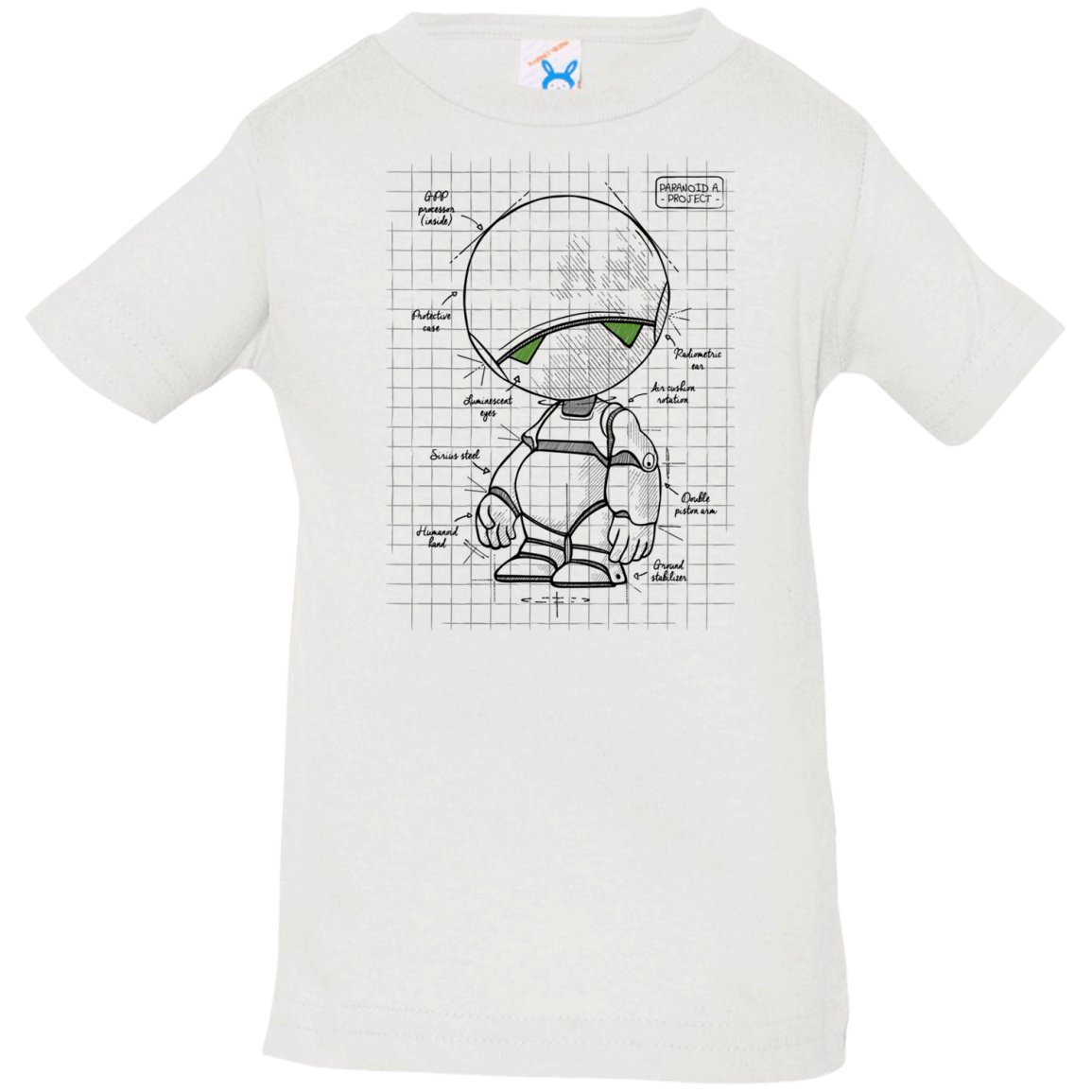 T-Shirts White / 6 Months Marvin's Plan Infant Premium T-Shirt