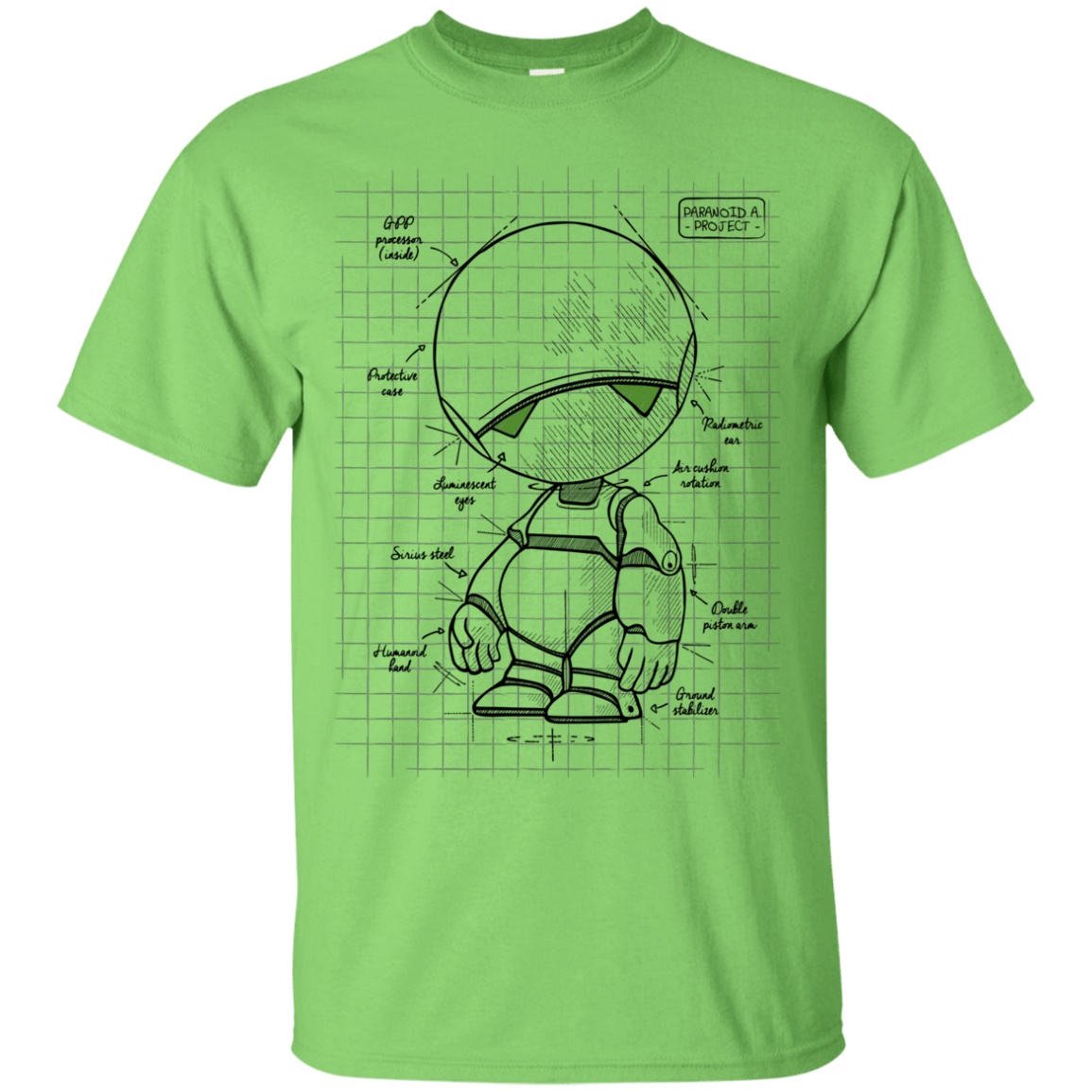 T-Shirts Lime / S Marvin's Plan T-Shirt