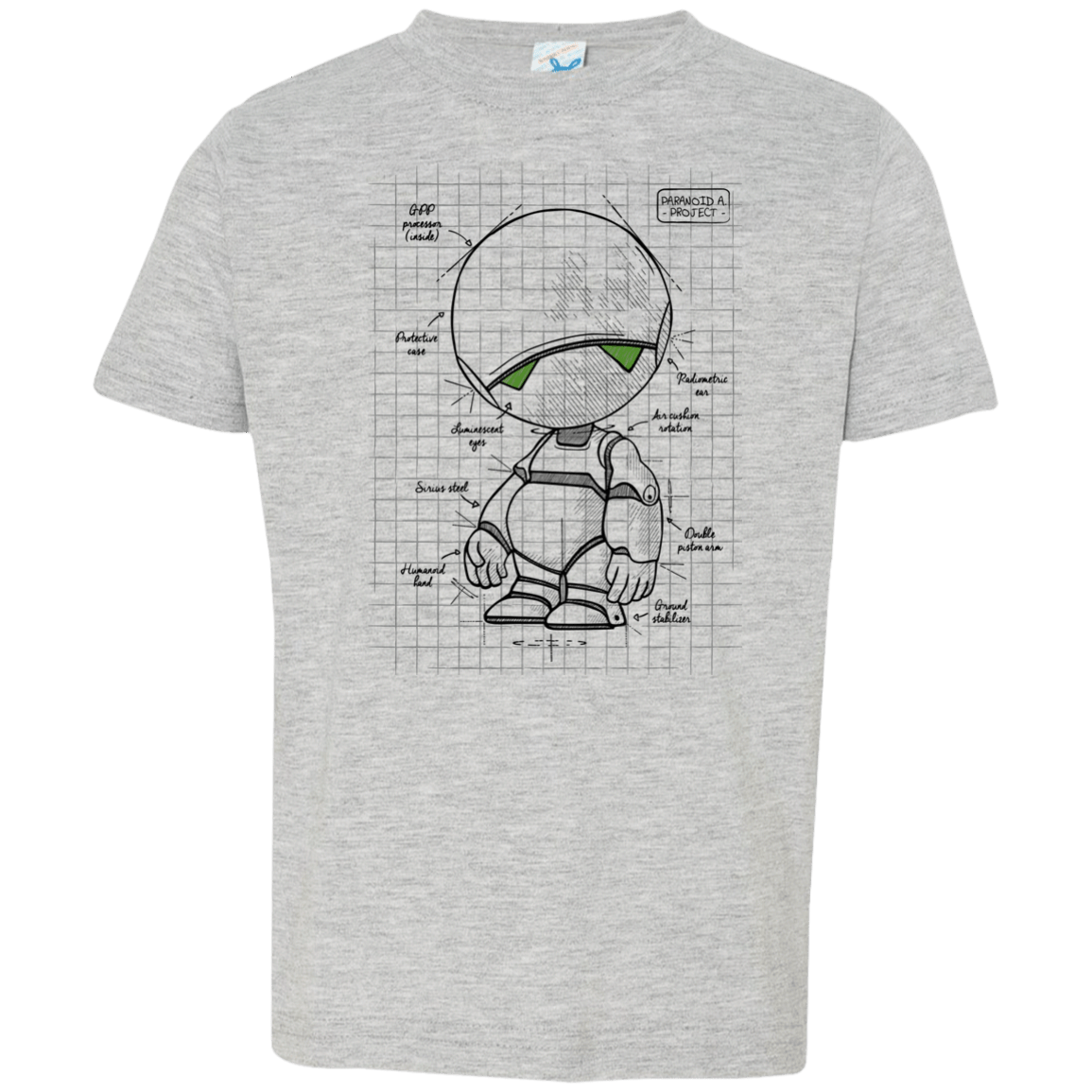 T-Shirts Heather Grey / 2T Marvin's Plan Toddler Premium T-Shirt