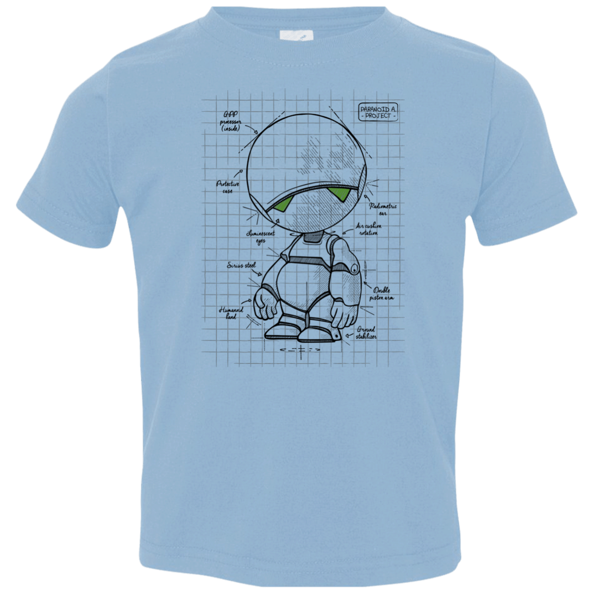 T-Shirts Light Blue / 2T Marvin's Plan Toddler Premium T-Shirt