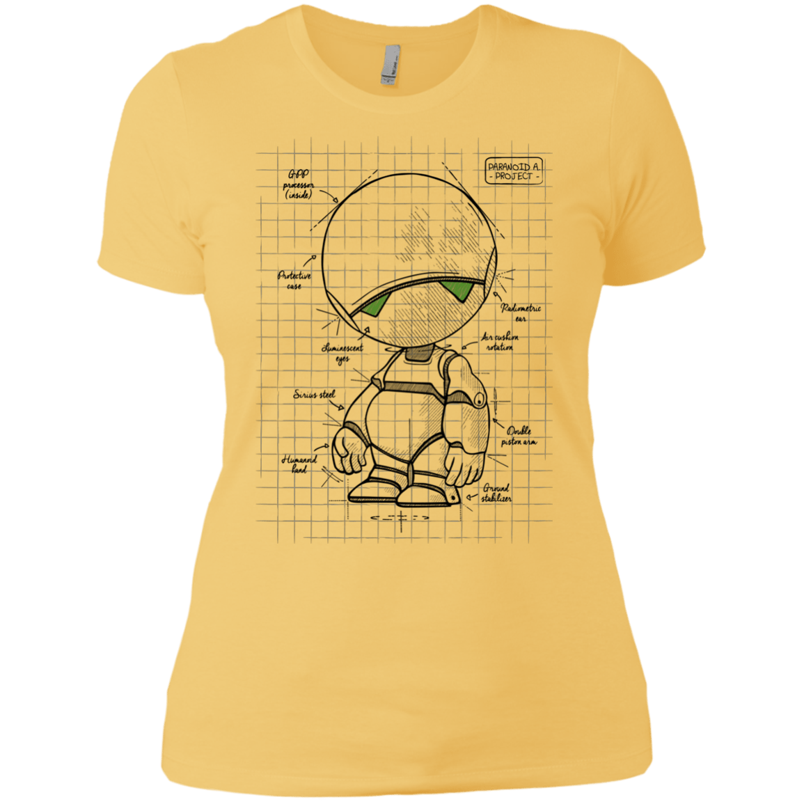 T-Shirts Banana Cream/ / X-Small Marvin's Plan Women's Premium T-Shirt
