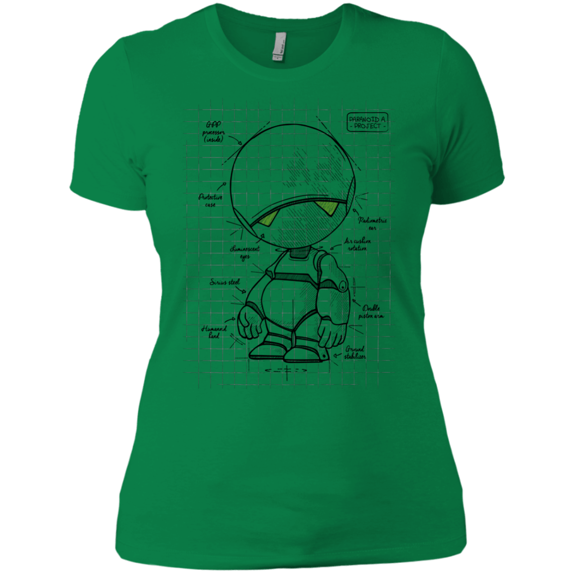 T-Shirts Kelly Green / X-Small Marvin's Plan Women's Premium T-Shirt
