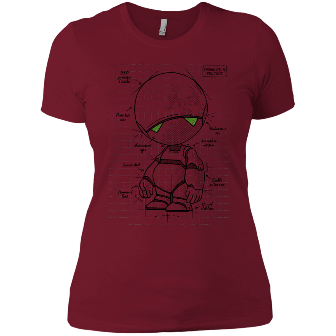T-Shirts Scarlet / X-Small Marvin's Plan Women's Premium T-Shirt