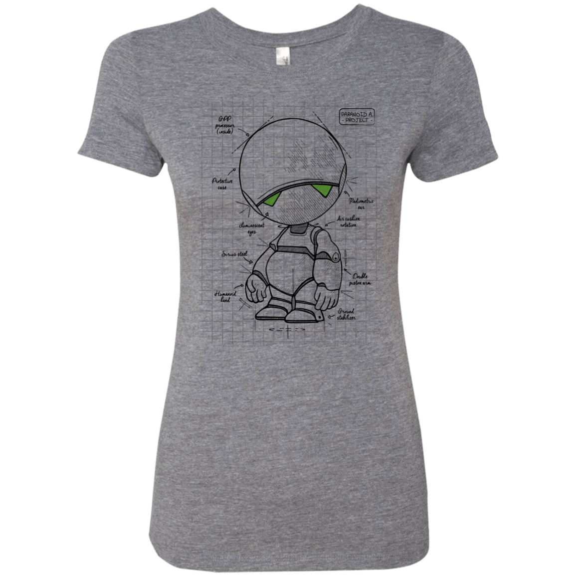 T-Shirts Premium Heather / S Marvin's Plan Women's Triblend T-Shirt