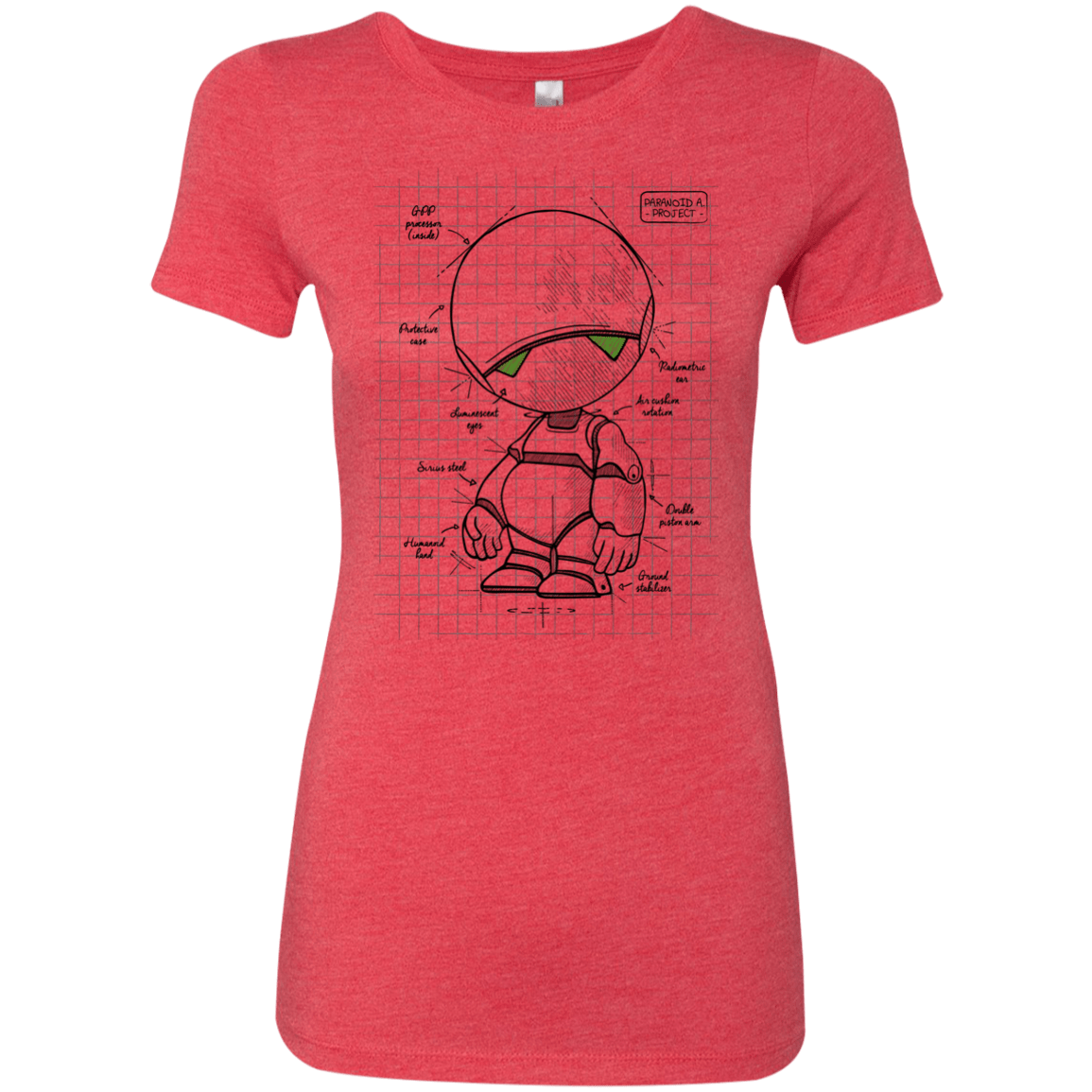 T-Shirts Vintage Red / S Marvin's Plan Women's Triblend T-Shirt