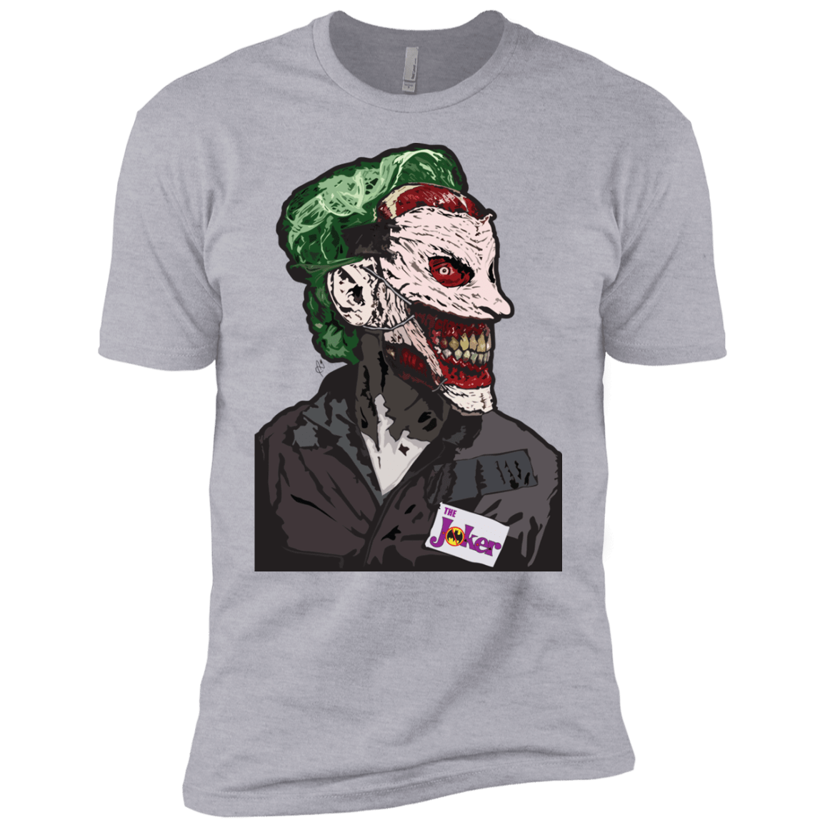 T-Shirts Heather Grey / YXS Masked Joker Boys Premium T-Shirt