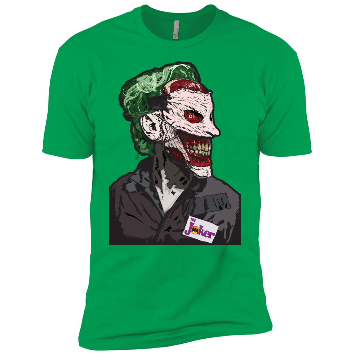 T-Shirts Kelly Green / YXS Masked Joker Boys Premium T-Shirt