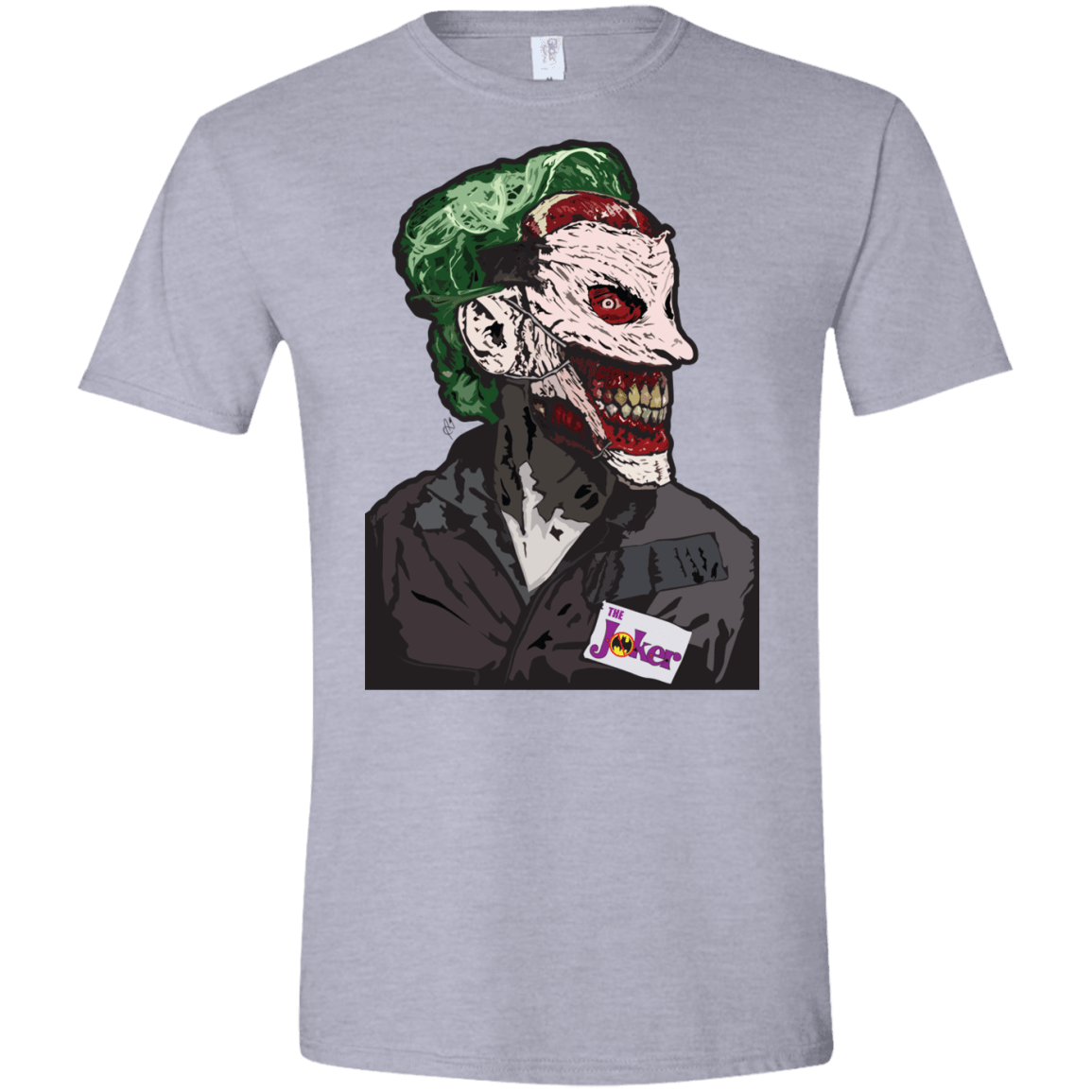 T-Shirts Sport Grey / X-Small Masked Joker Men's Semi-Fitted Softstyle