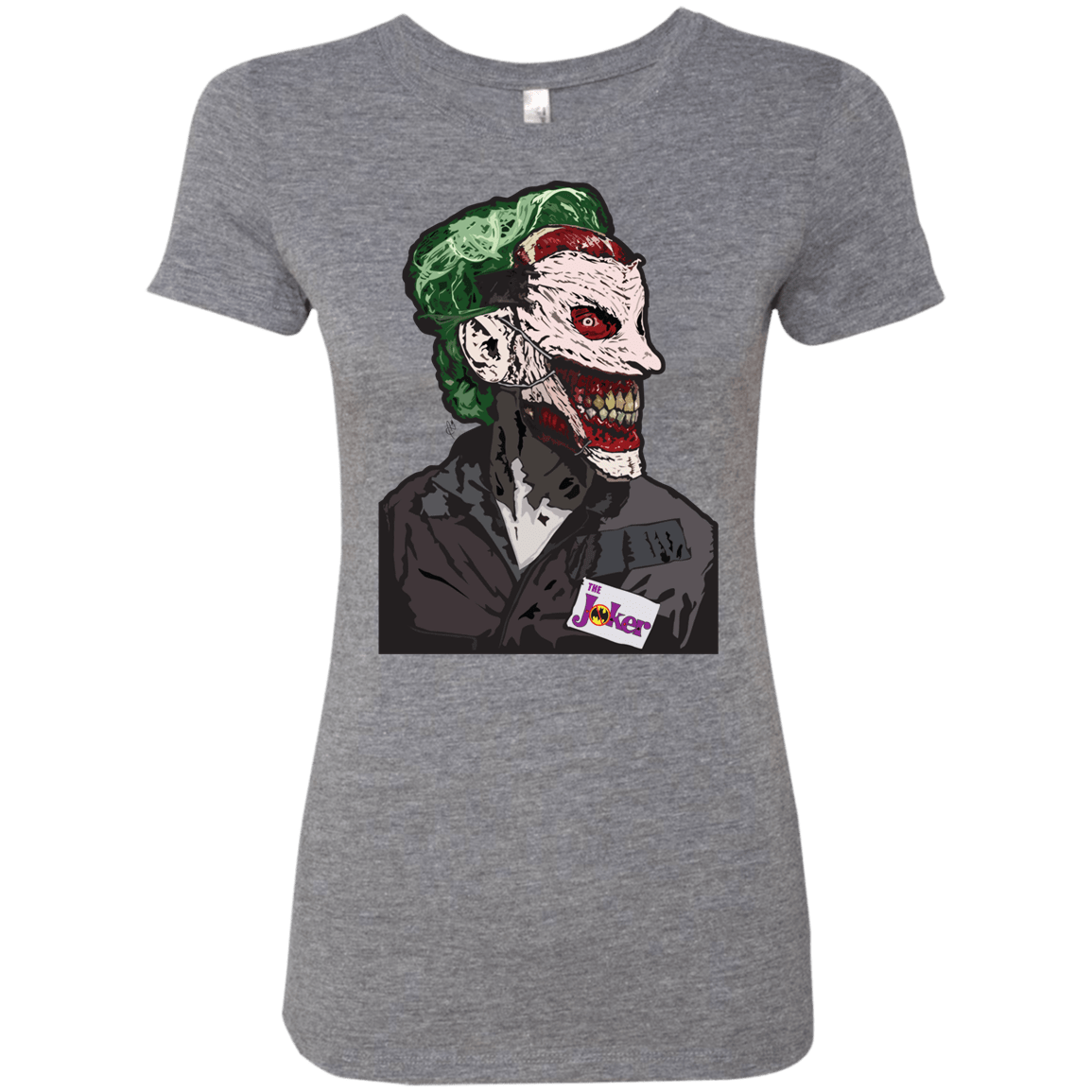T-Shirts Premium Heather / S Masked Joker Women's Triblend T-Shirt