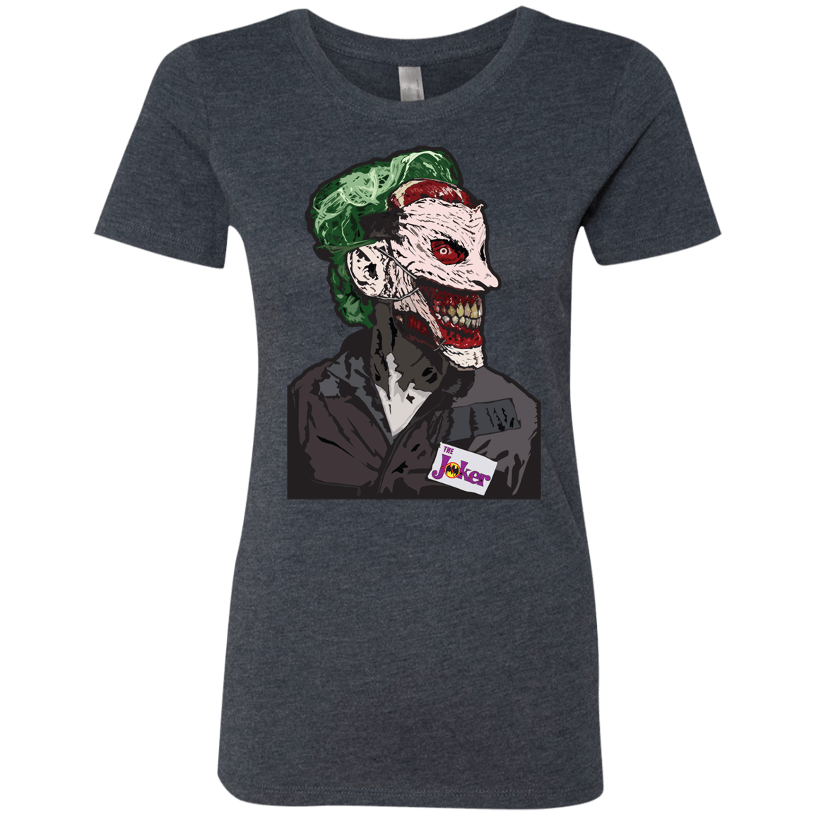 T-Shirts Vintage Navy / S Masked Joker Women's Triblend T-Shirt