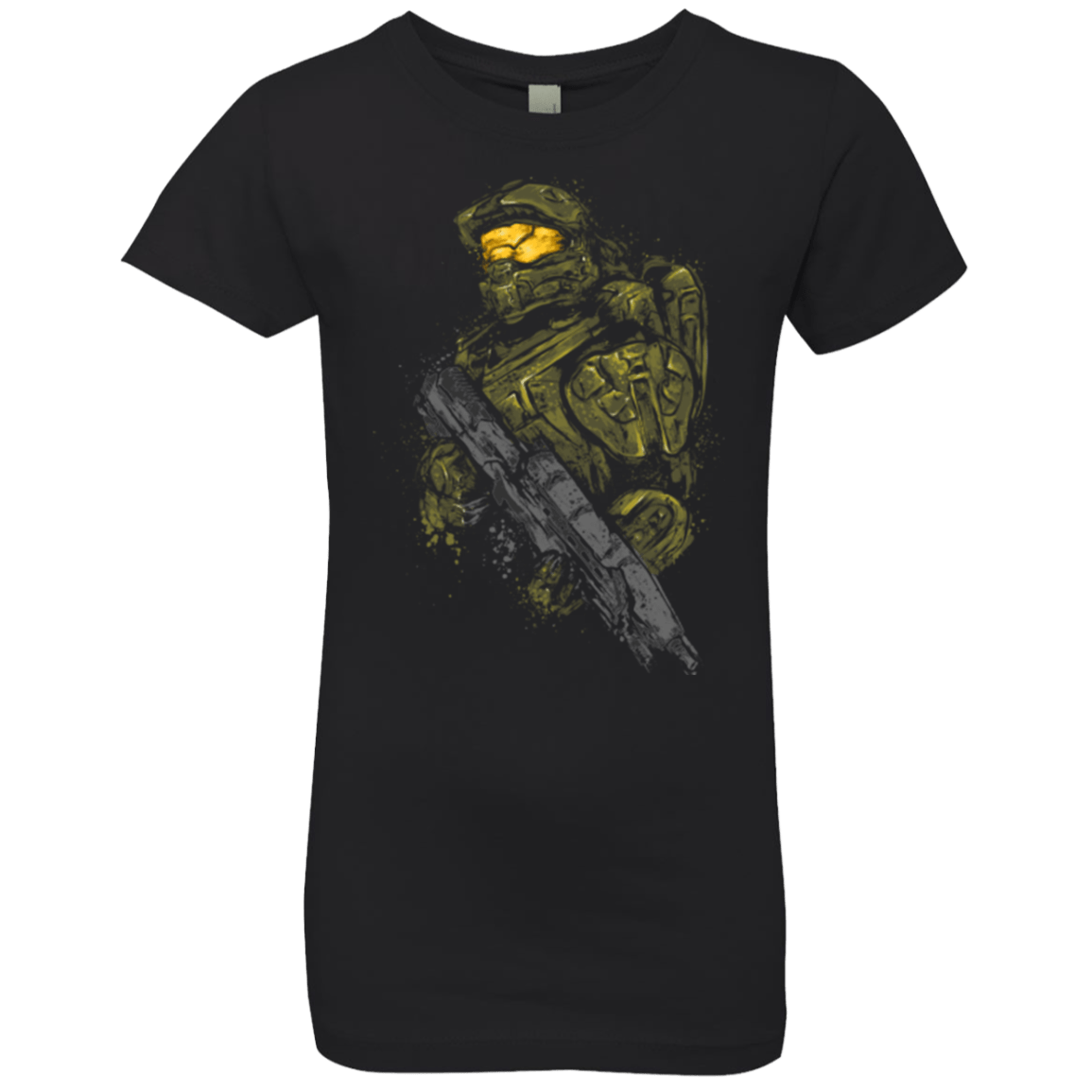 T-Shirts Black / YXS MASTER CHIEF Girls Premium T-Shirt