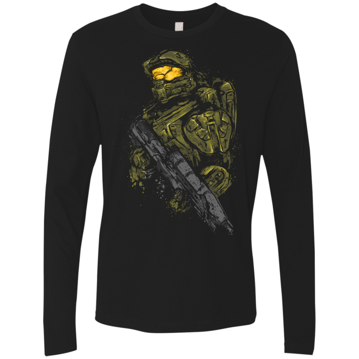 T-Shirts Black / Small Master chief Men's Premium Long Sleeve