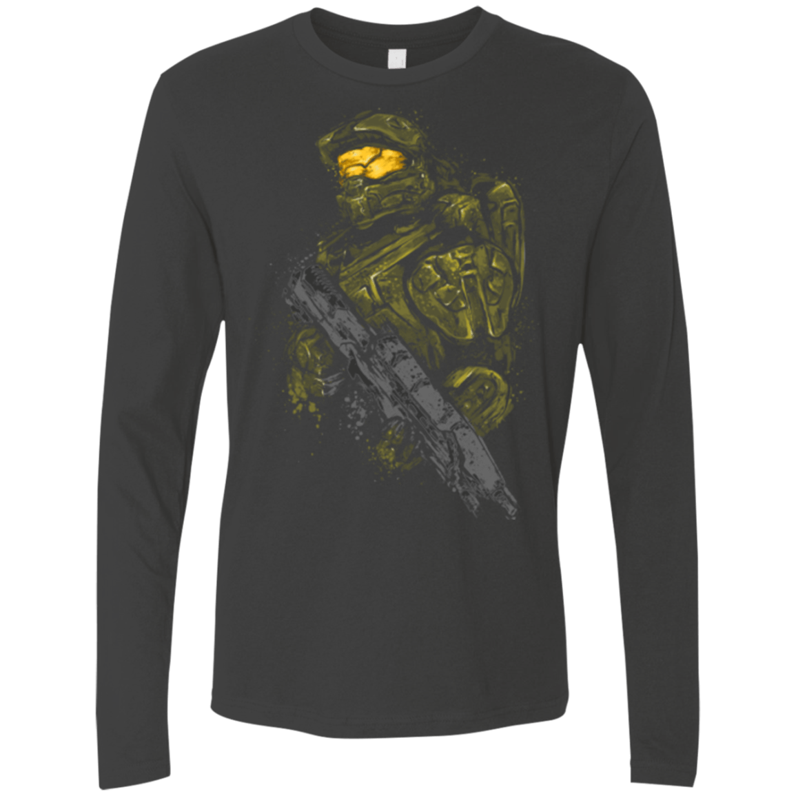 T-Shirts Heavy Metal / Small MASTER CHIEF Men's Premium Long Sleeve