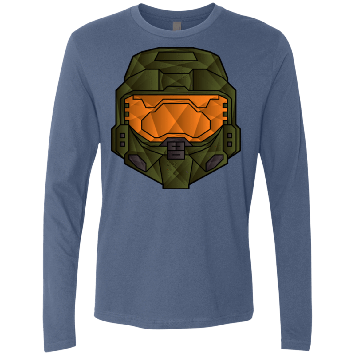 T-Shirts Indigo / Small Master Chief Men's Premium Long Sleeve
