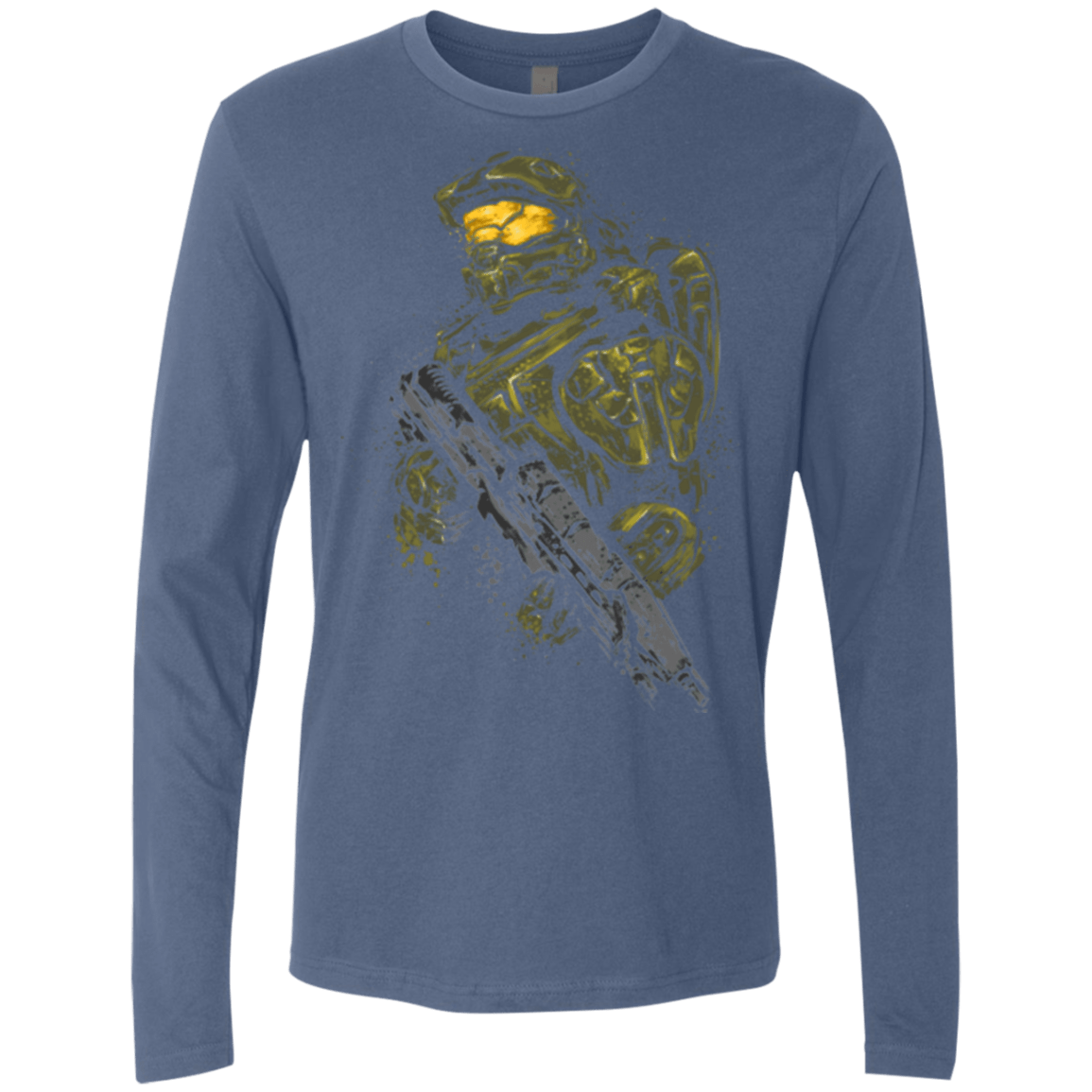 T-Shirts Indigo / Small MASTER CHIEF Men's Premium Long Sleeve