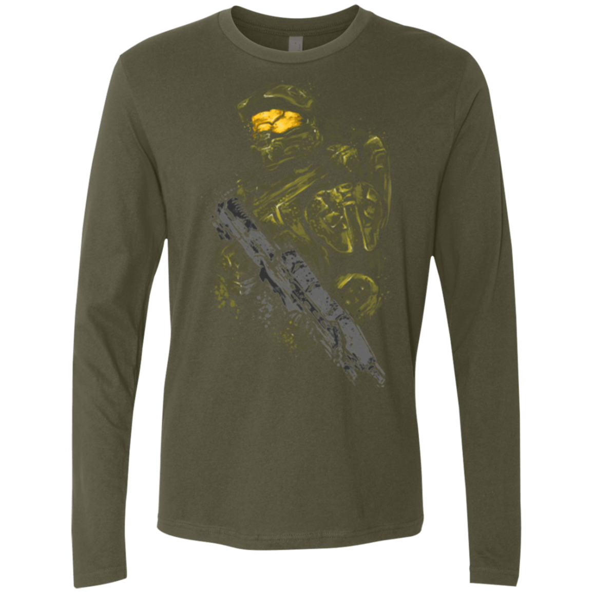 T-Shirts Military Green / Small MASTER CHIEF Men's Premium Long Sleeve