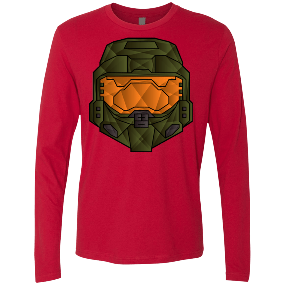T-Shirts Red / Small Master Chief Men's Premium Long Sleeve