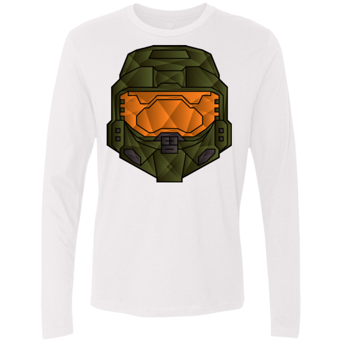 T-Shirts White / Small Master Chief Men's Premium Long Sleeve