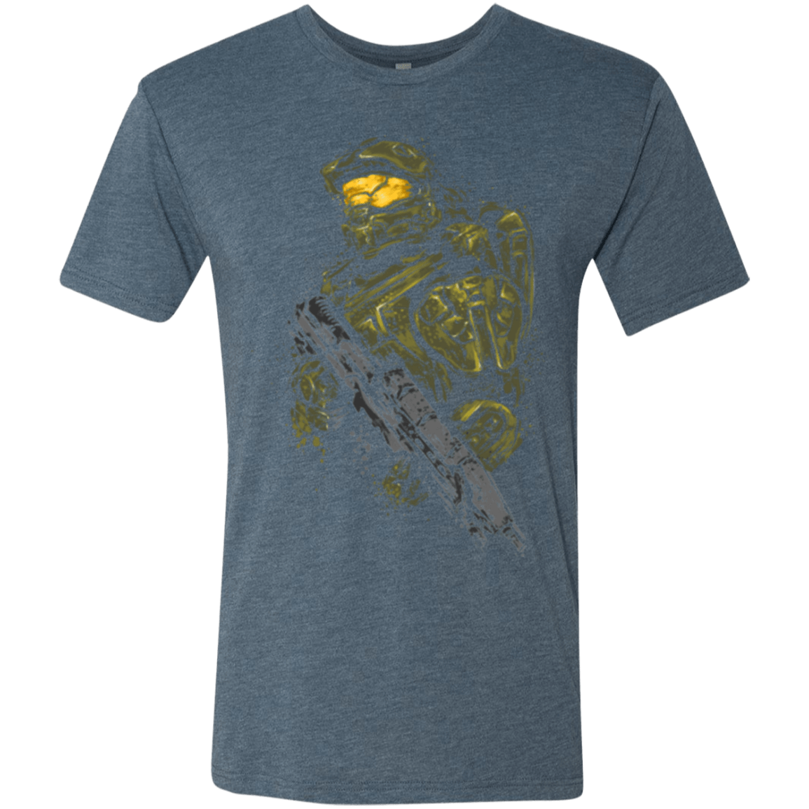 T-Shirts Indigo / Small MASTER CHIEF Men's Triblend T-Shirt