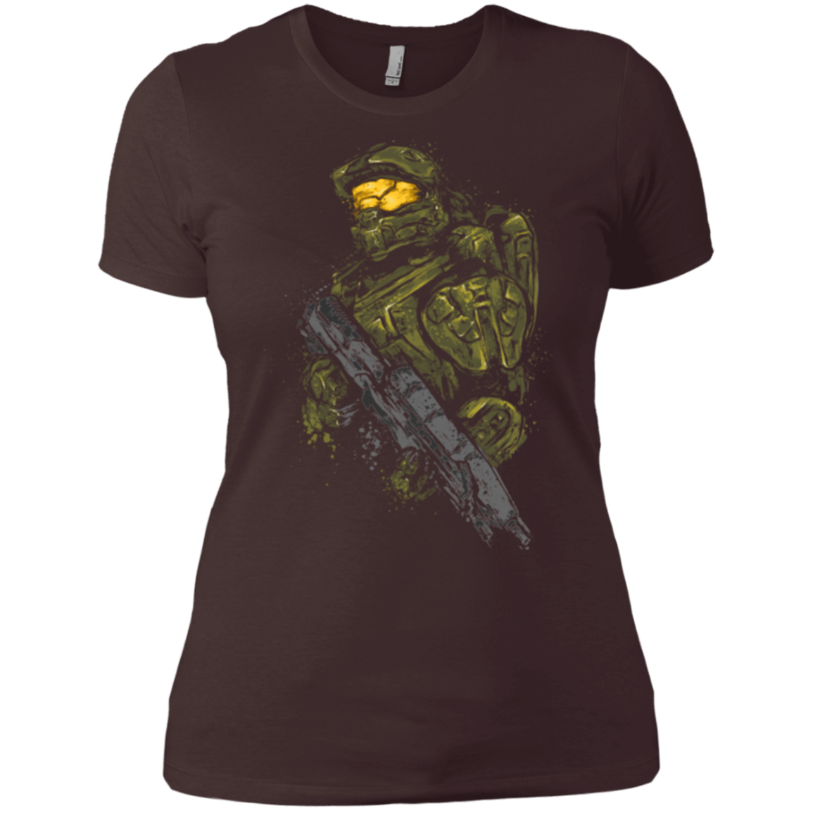 T-Shirts Dark Chocolate / X-Small MASTER CHIEF Women's Premium T-Shirt