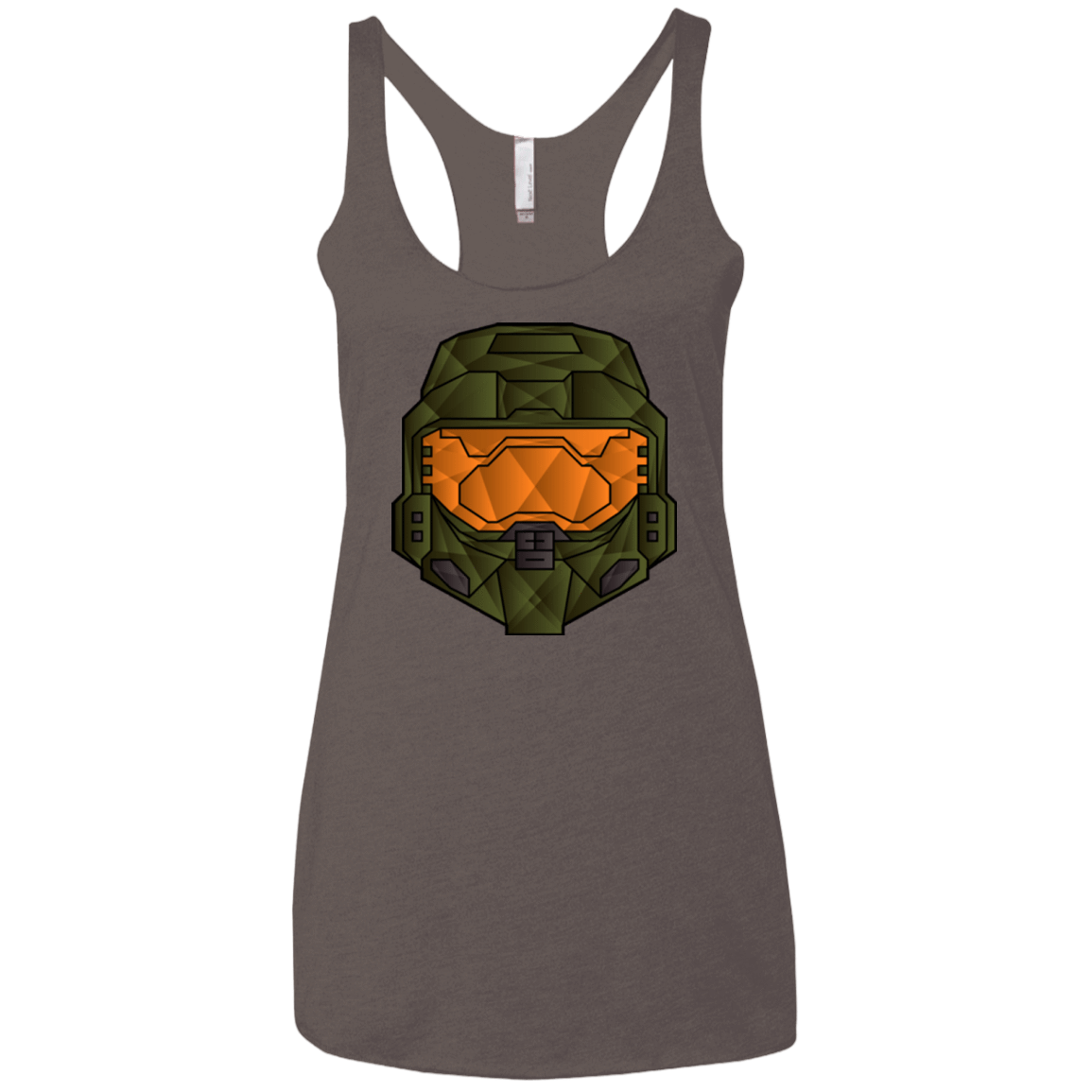 T-Shirts Macchiato / X-Small Master Chief Women's Triblend Racerback Tank