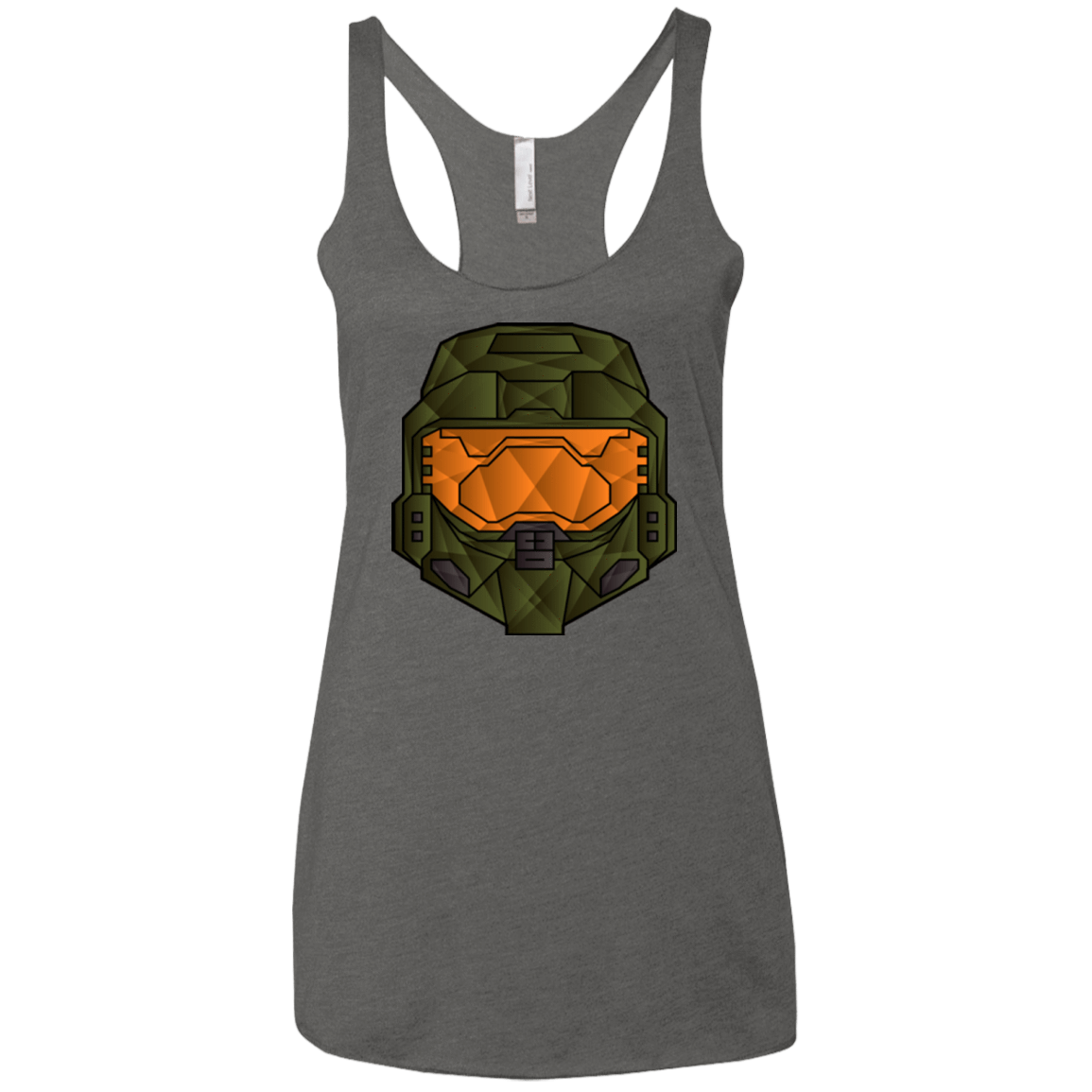 T-Shirts Premium Heather / X-Small Master Chief Women's Triblend Racerback Tank