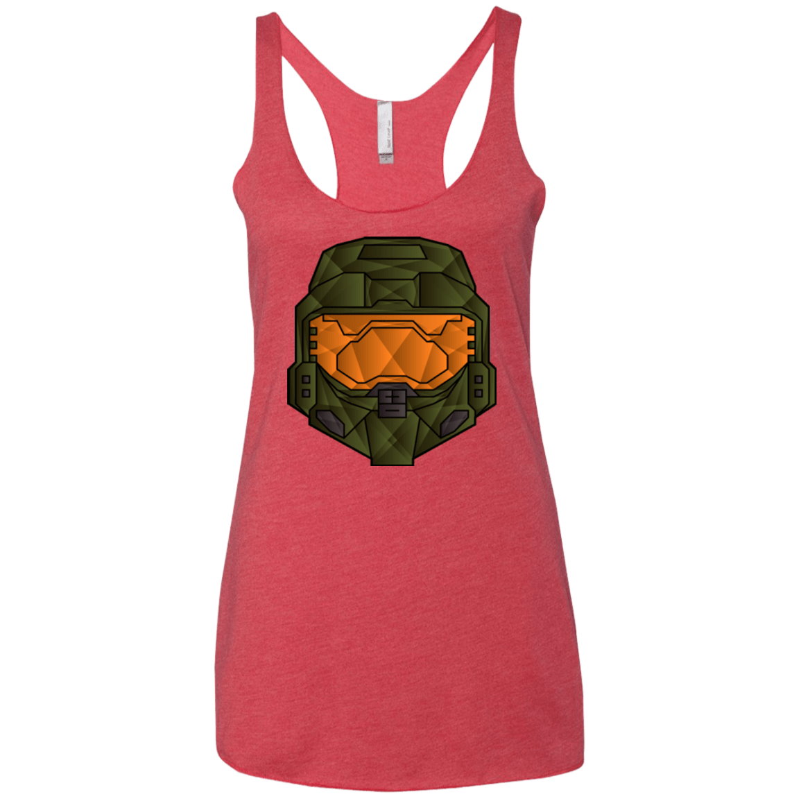 T-Shirts Vintage Red / X-Small Master Chief Women's Triblend Racerback Tank