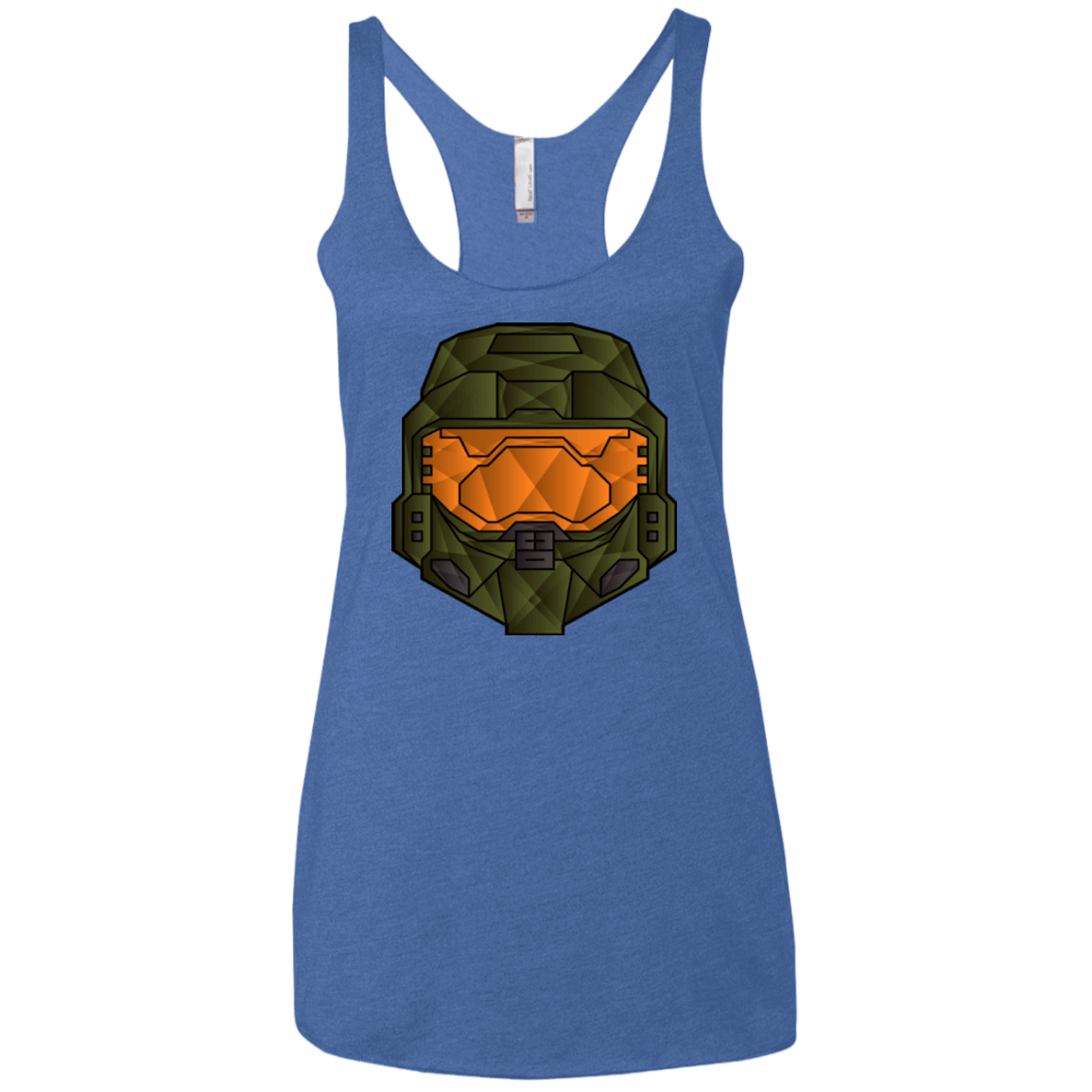 T-Shirts Vintage Royal / X-Small Master Chief Women's Triblend Racerback Tank