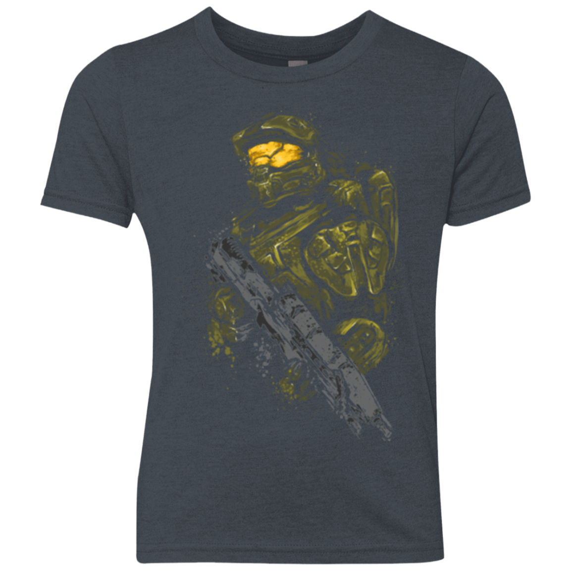 T-Shirts Vintage Navy / YXS MASTER CHIEF Youth Triblend T-Shirt
